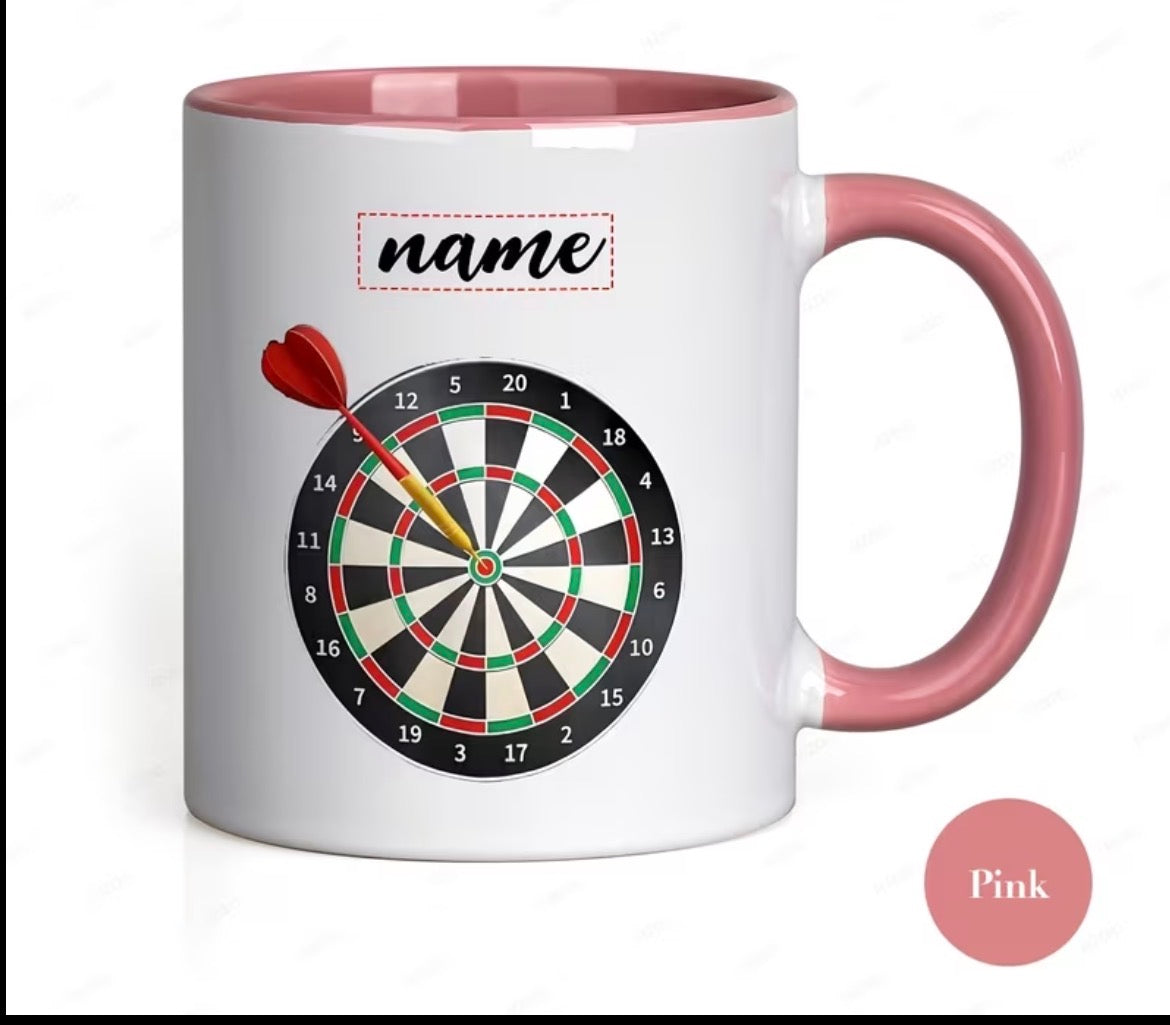 Personiled Darts Mug