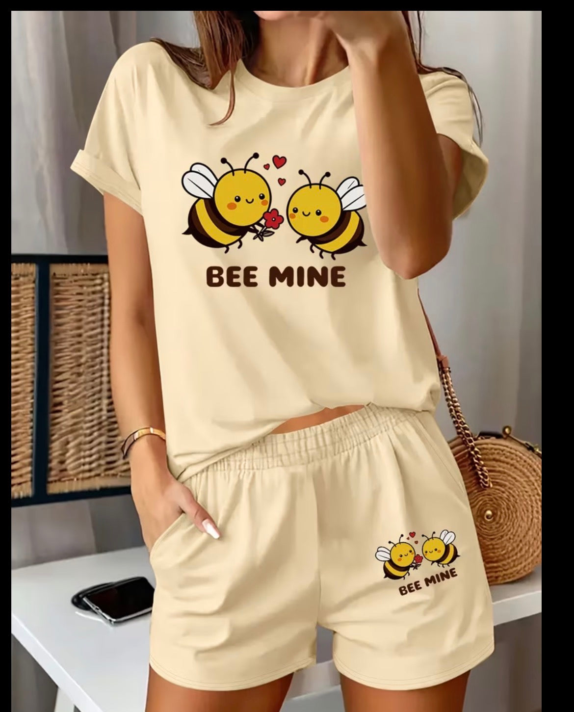 Bee Mine T-shirt & Shorts Set