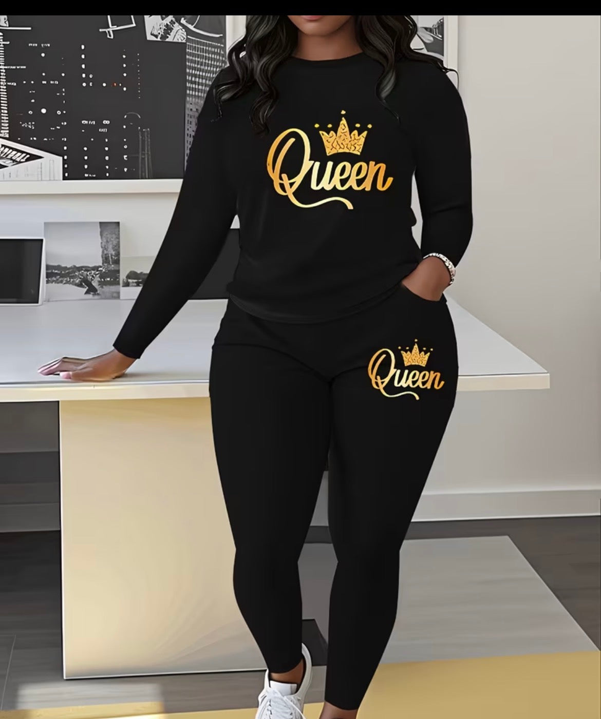 Plus Size Queen Tracksuit