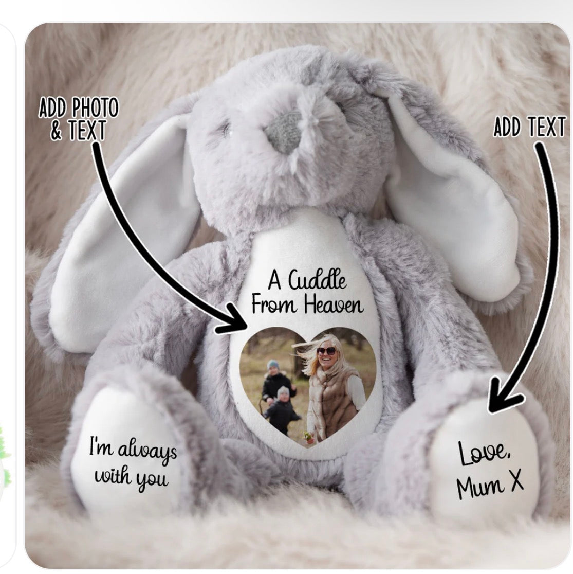 Personiled Loved One Bunny