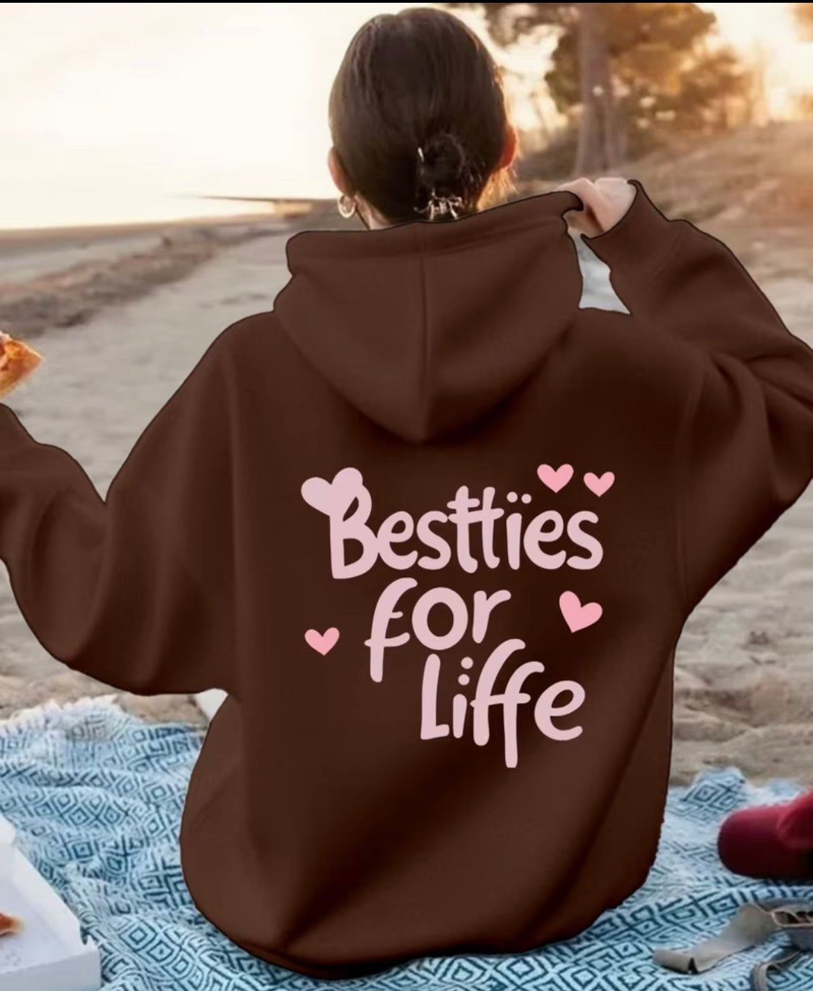 Womens Bestie Life Hoodie