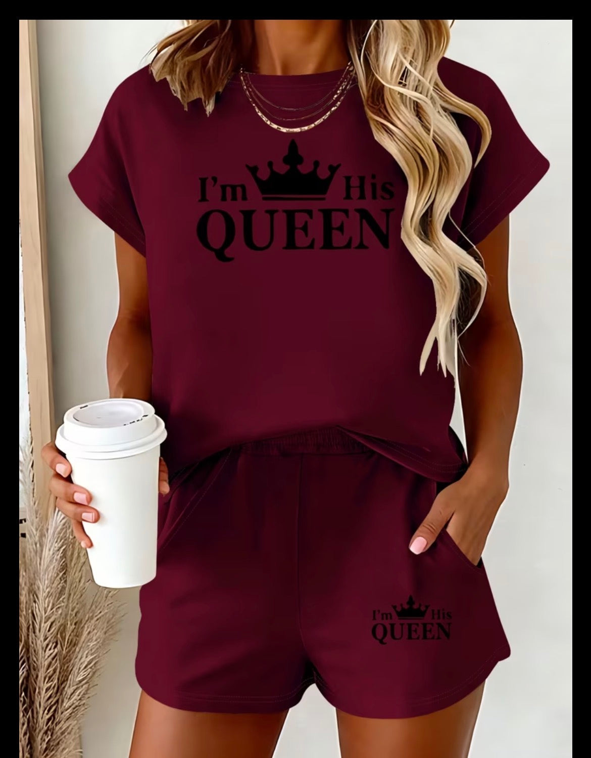 Women T-shirt & Shorts Set