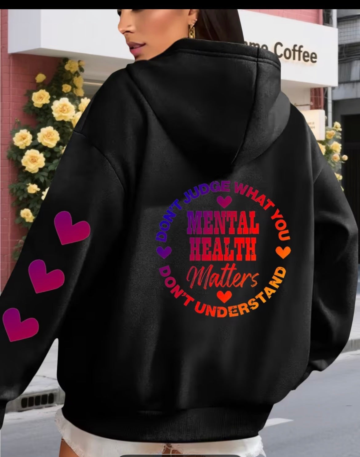Mental Health Matters Womens Hoodie