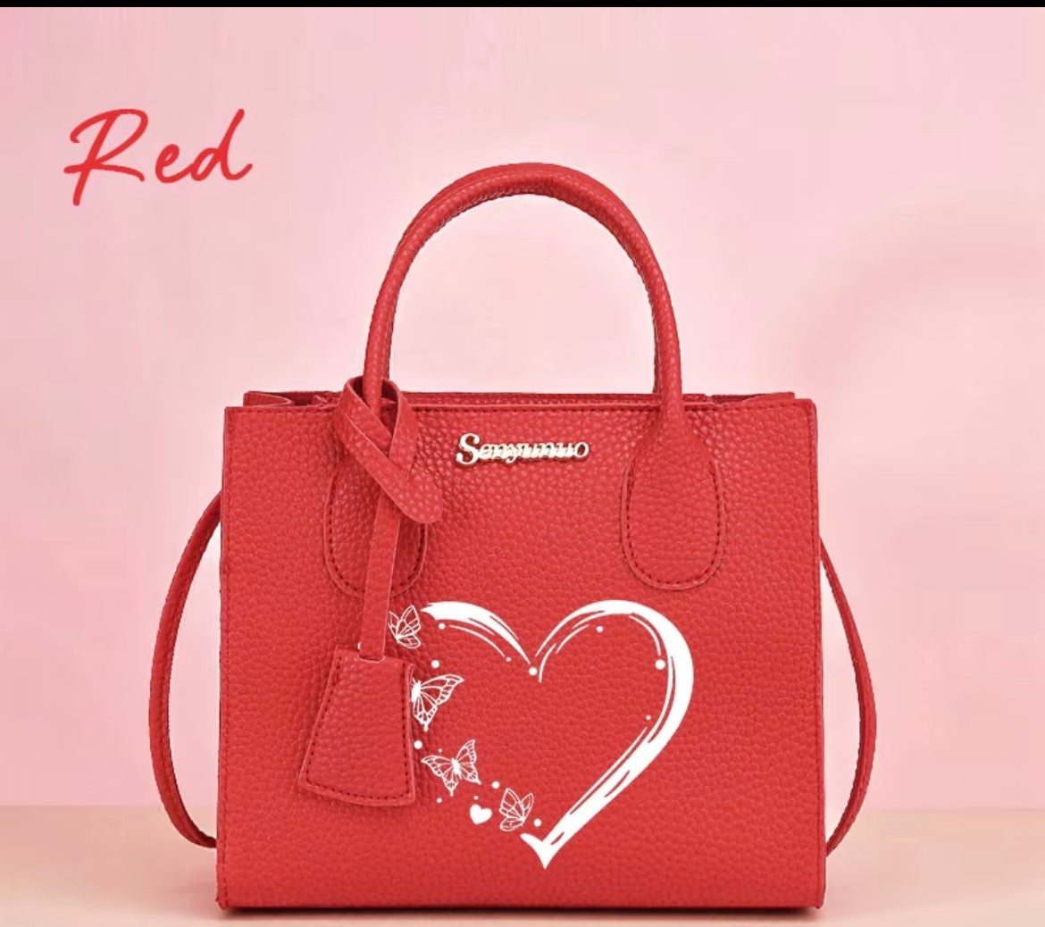 Butterfly Love Heart HandBag