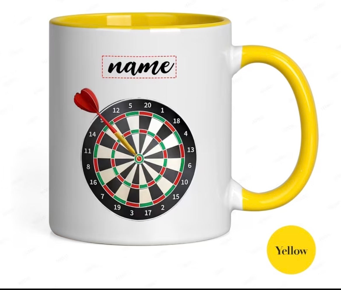 Personiled Darts Mug