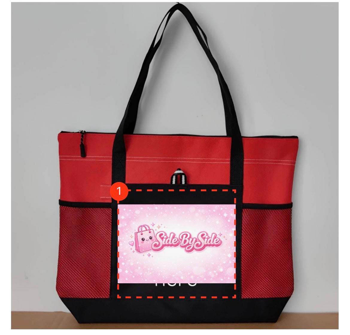 Side By Side Tote Bag