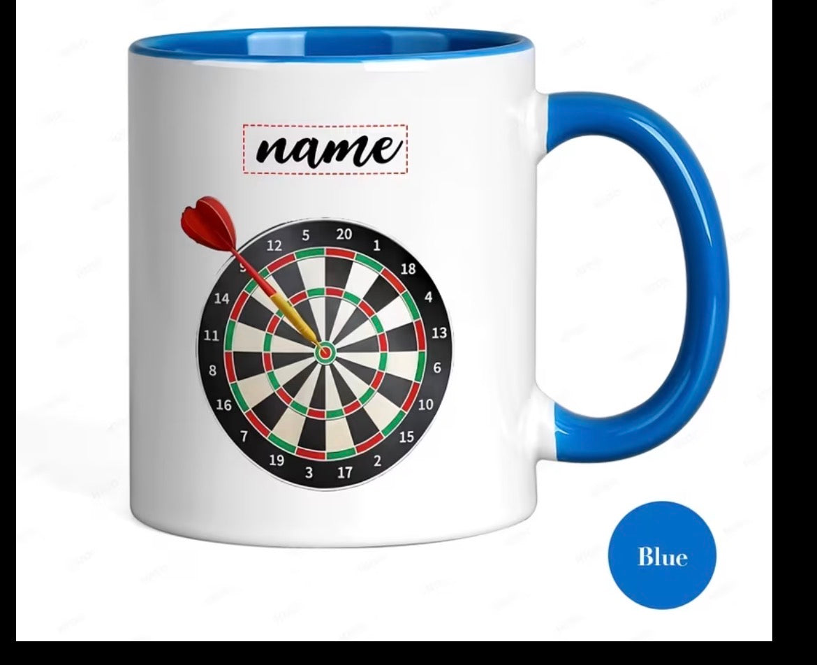 Personiled Darts Mug