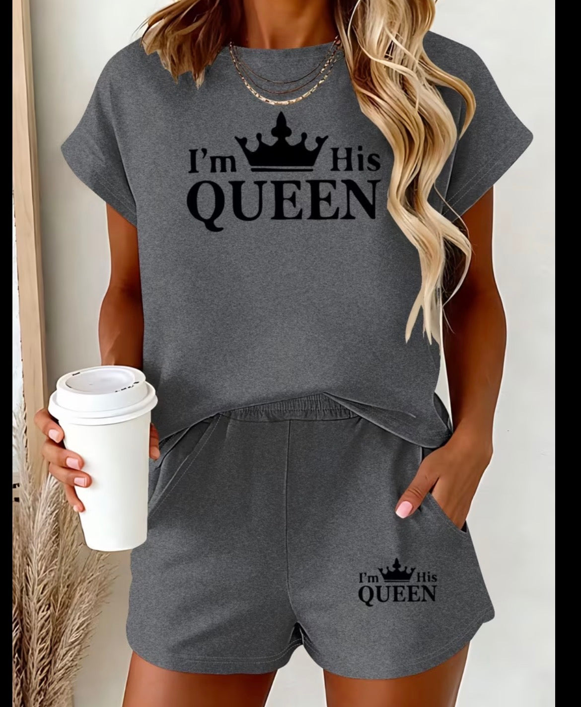 Women T-shirt & Shorts Set