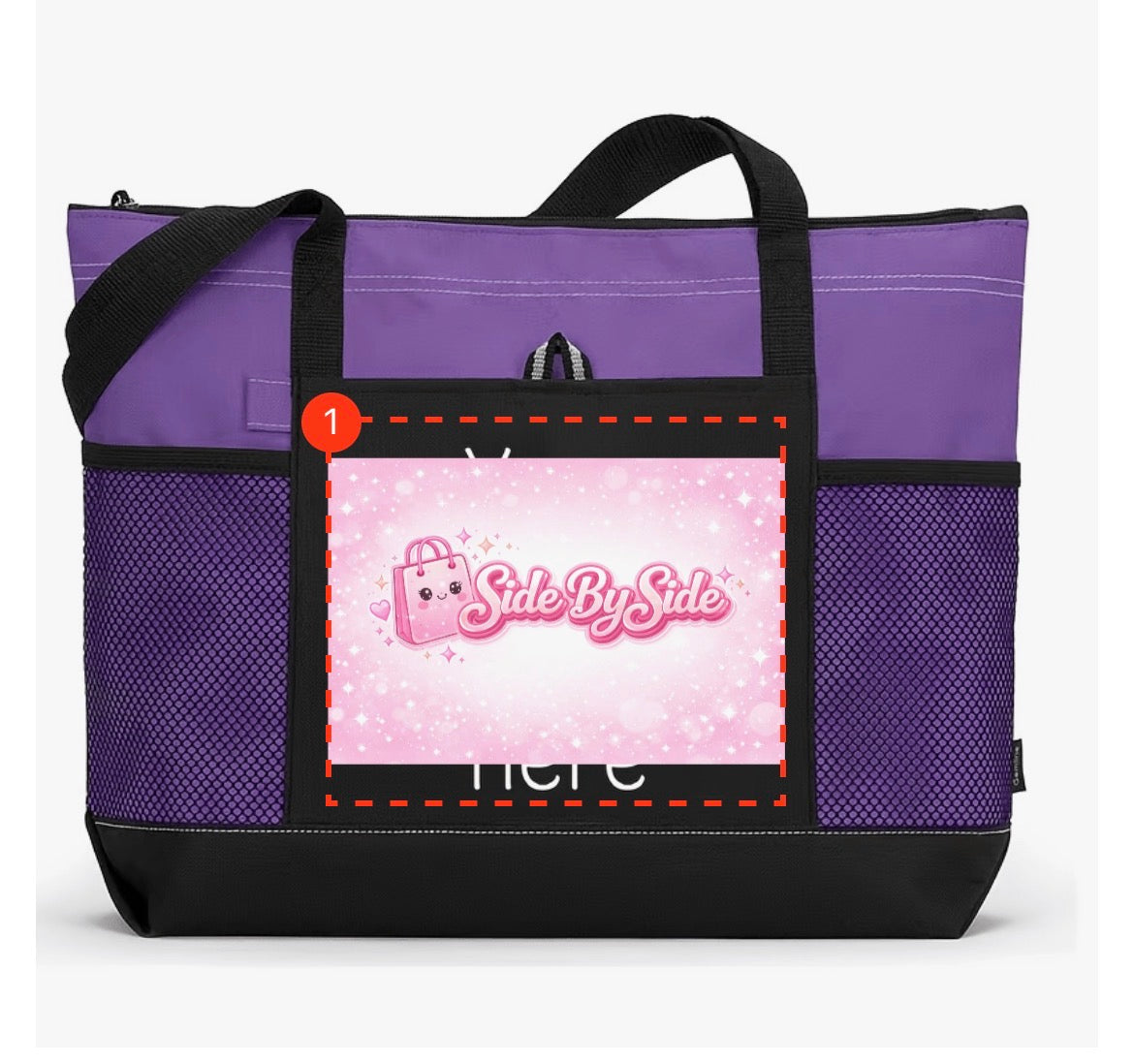 Side By Side Tote Bag