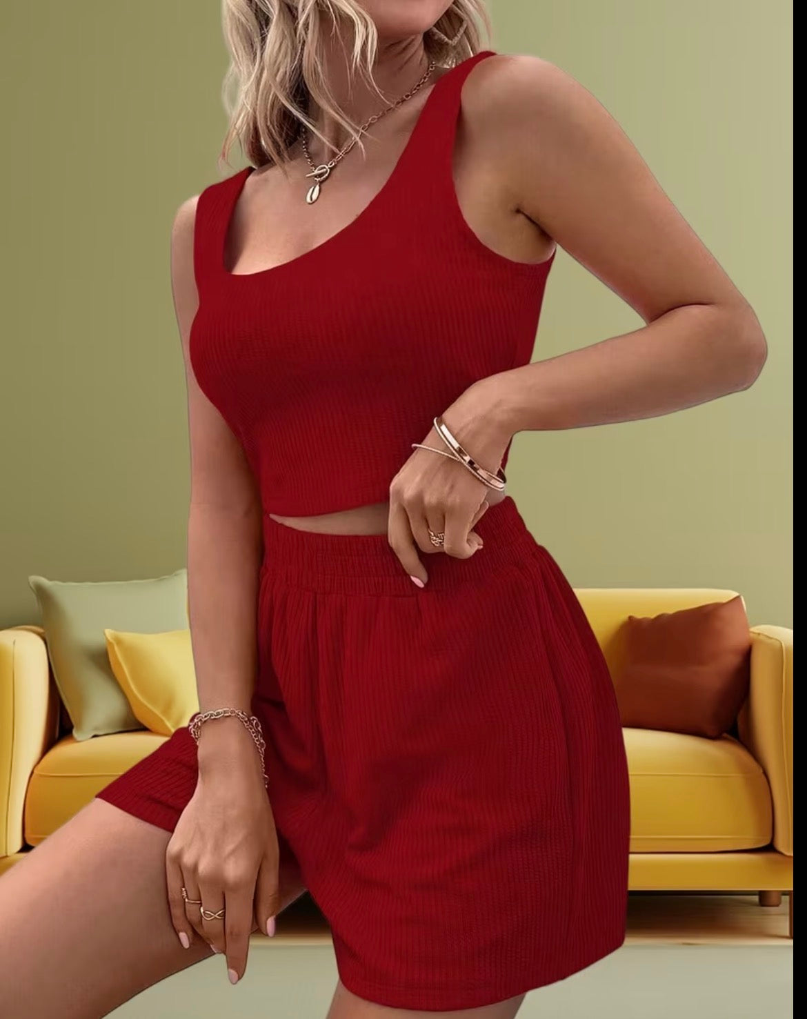 Women’s Top & Shorts Set