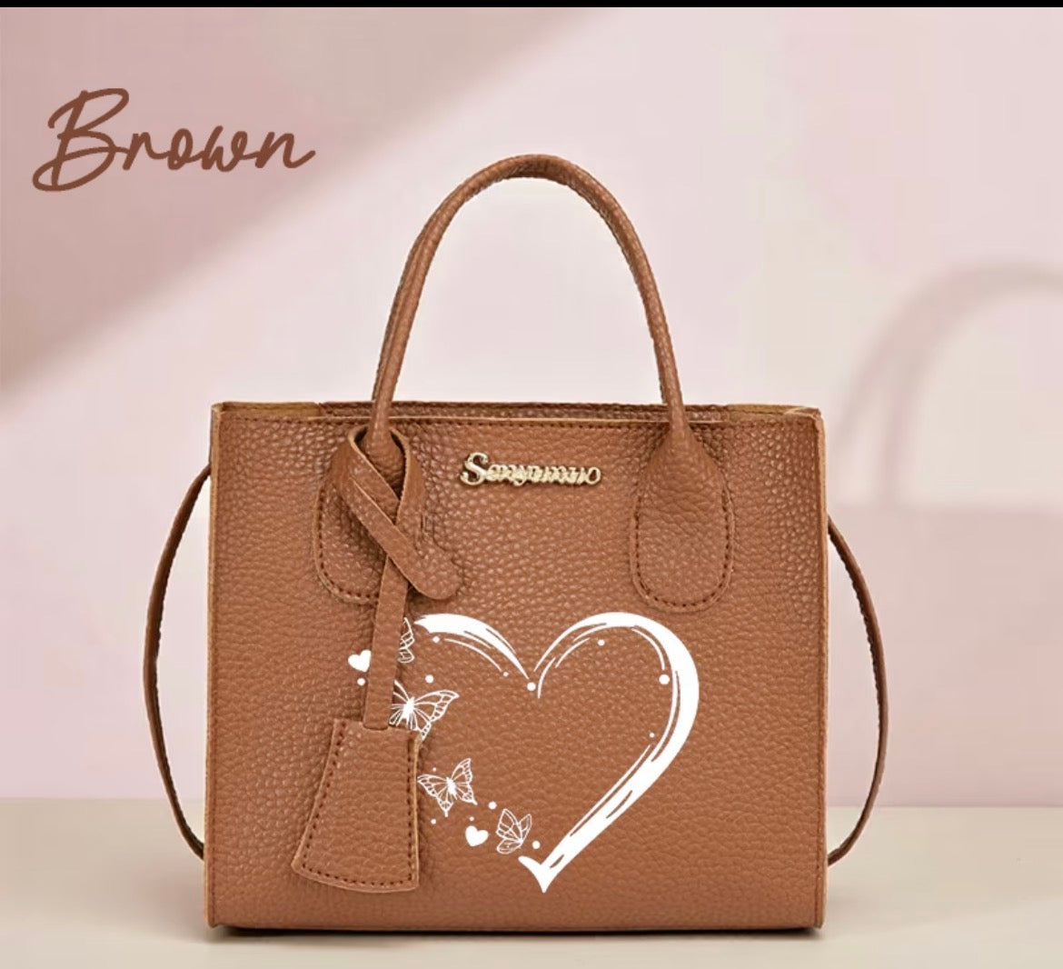 Butterfly Love Heart HandBag
