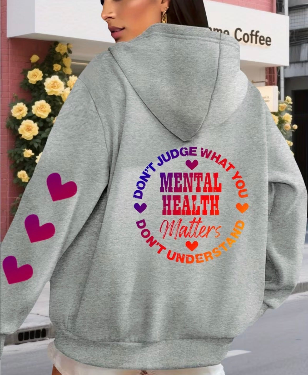 Mental Health Matters Womens Hoodie