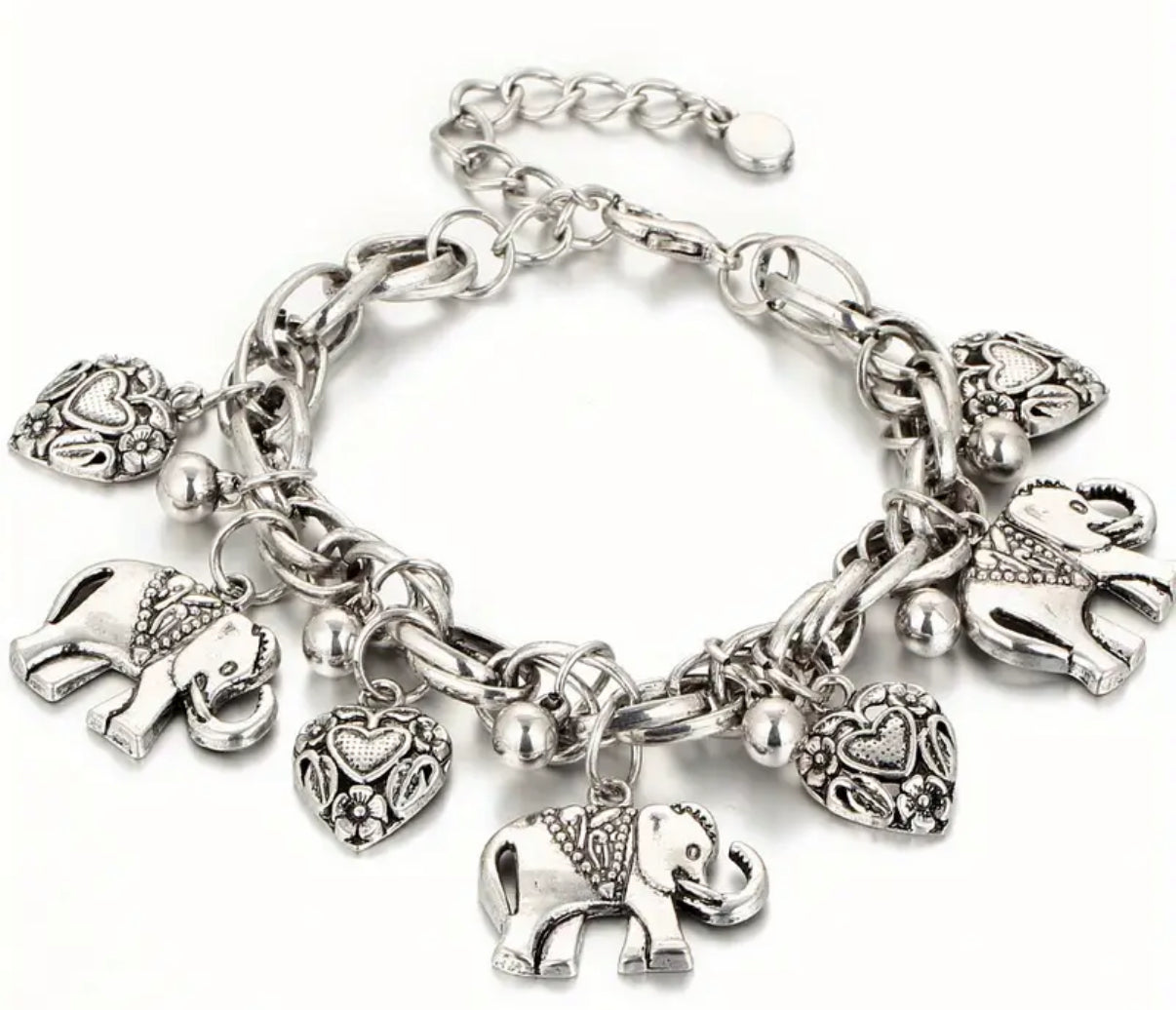 Elephant Charm Bracelet