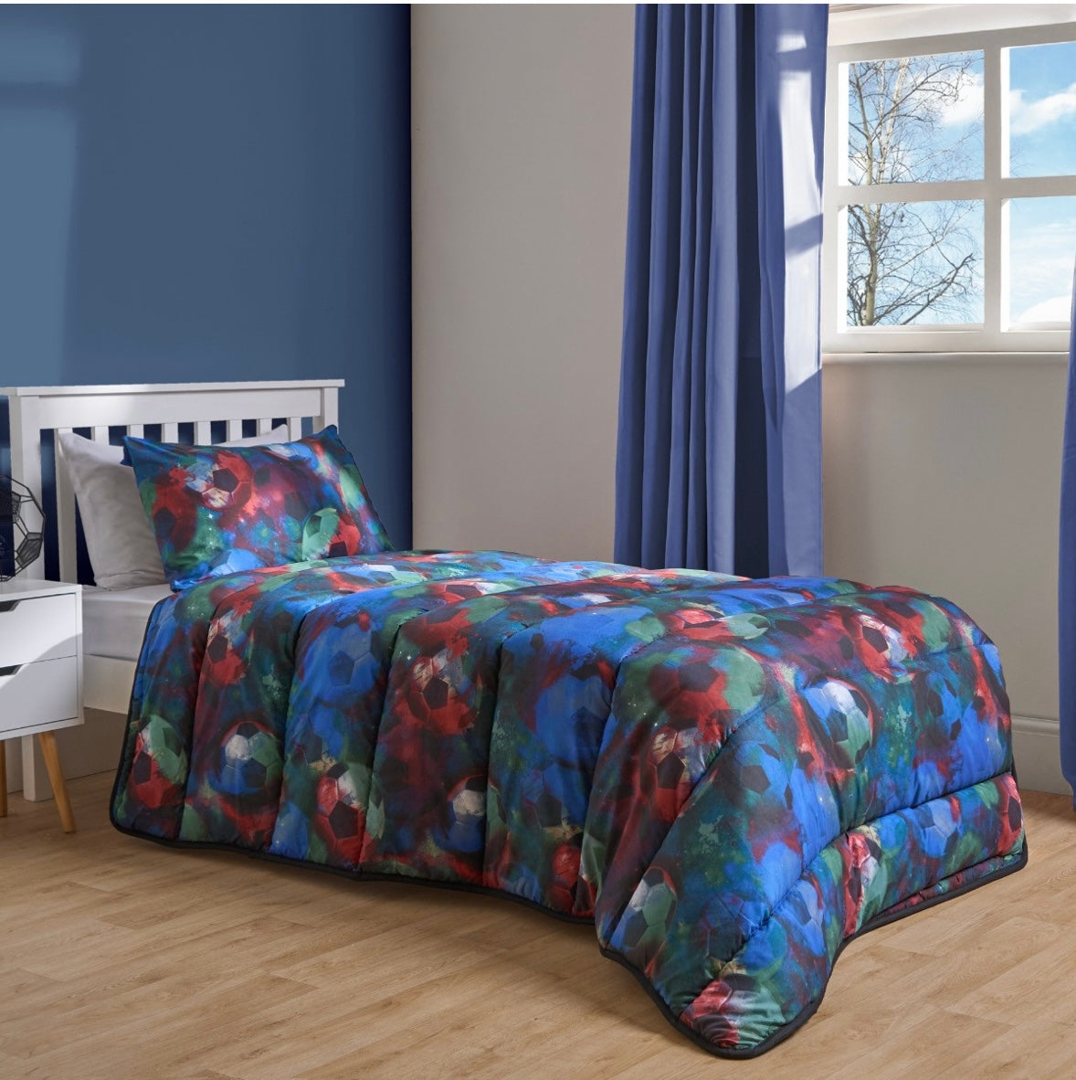 Coverless Football Duvet Set
