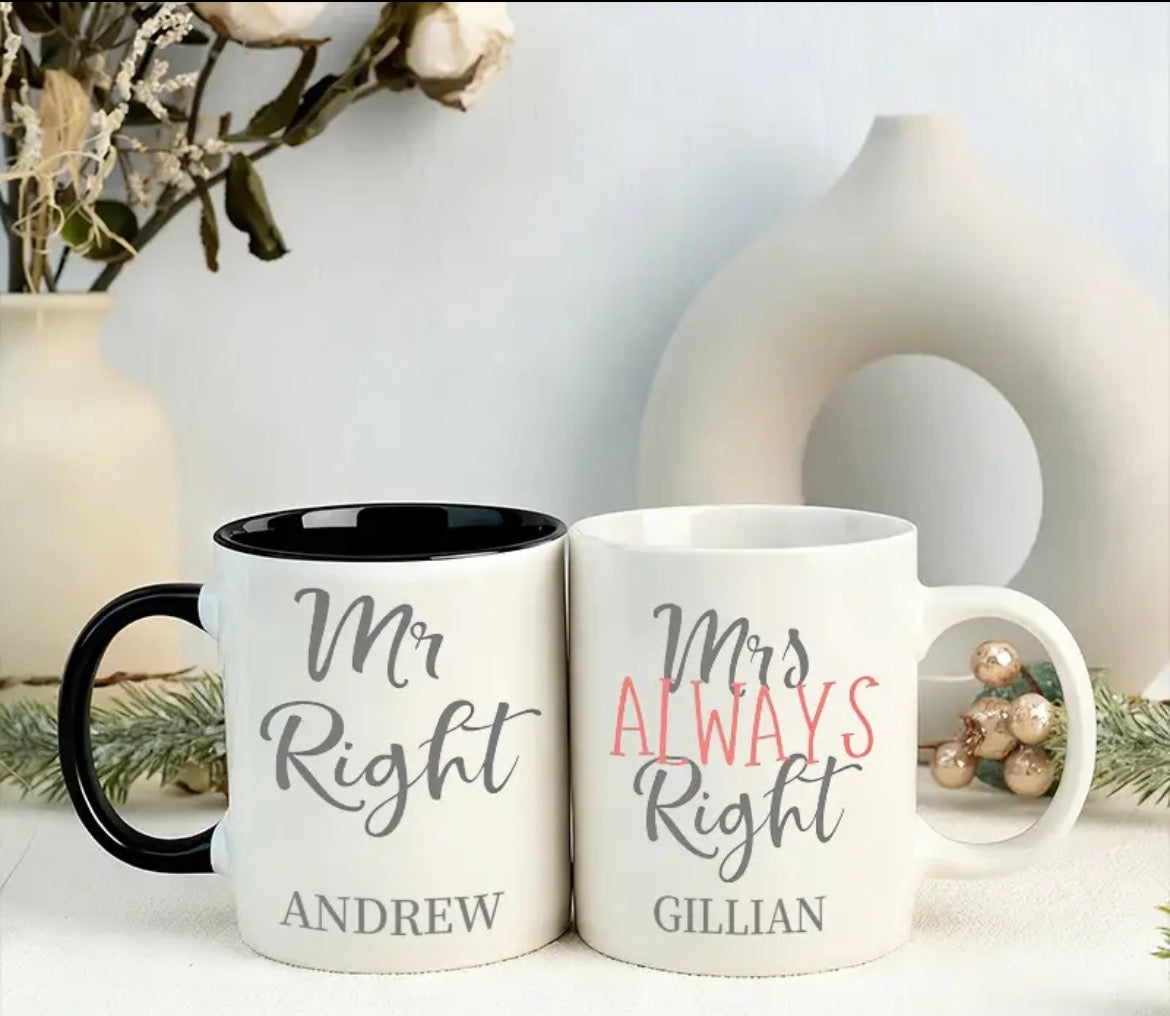 Mrs Always Right Personiled Mug