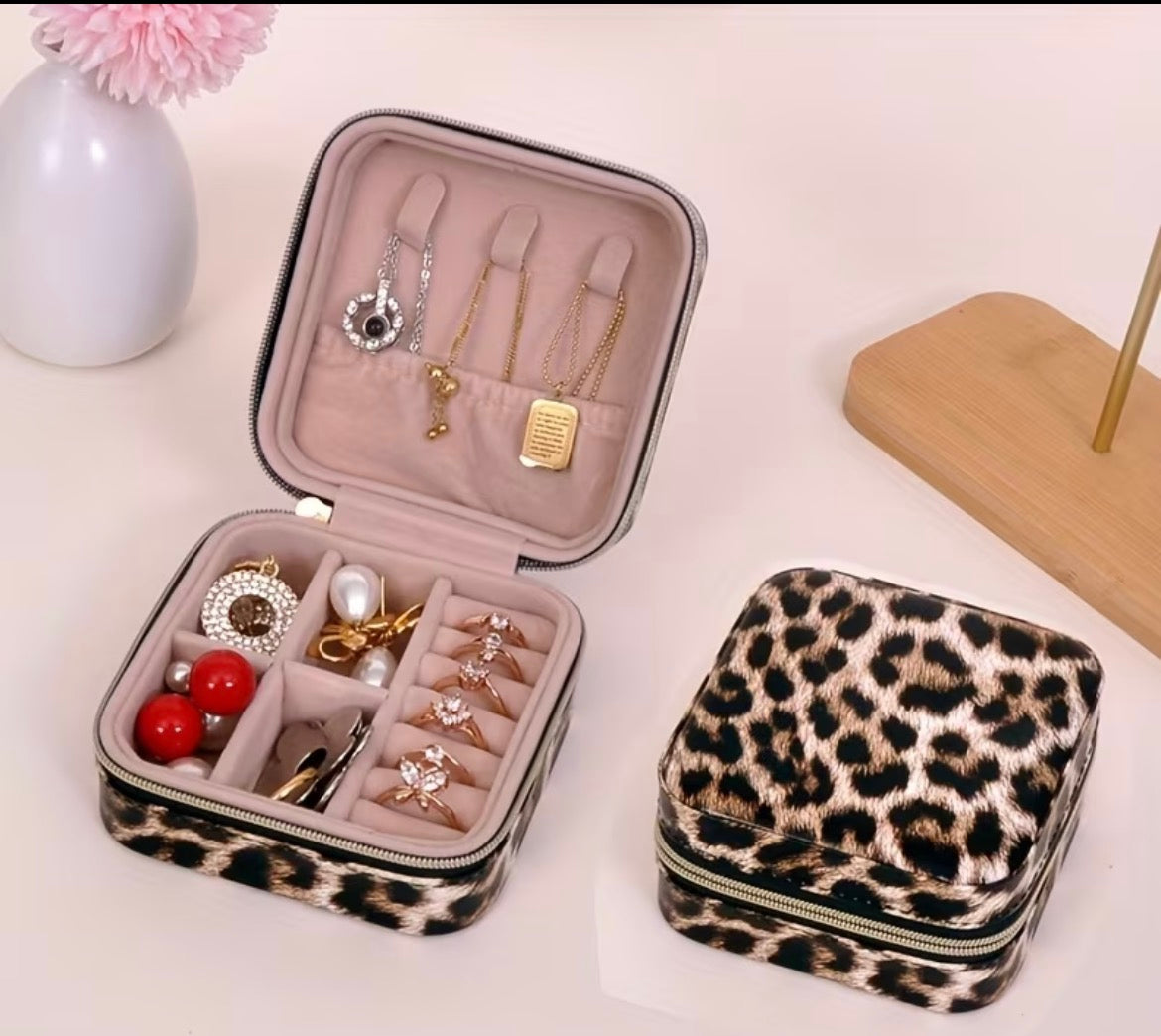 Lepord Print Jewellery Box
