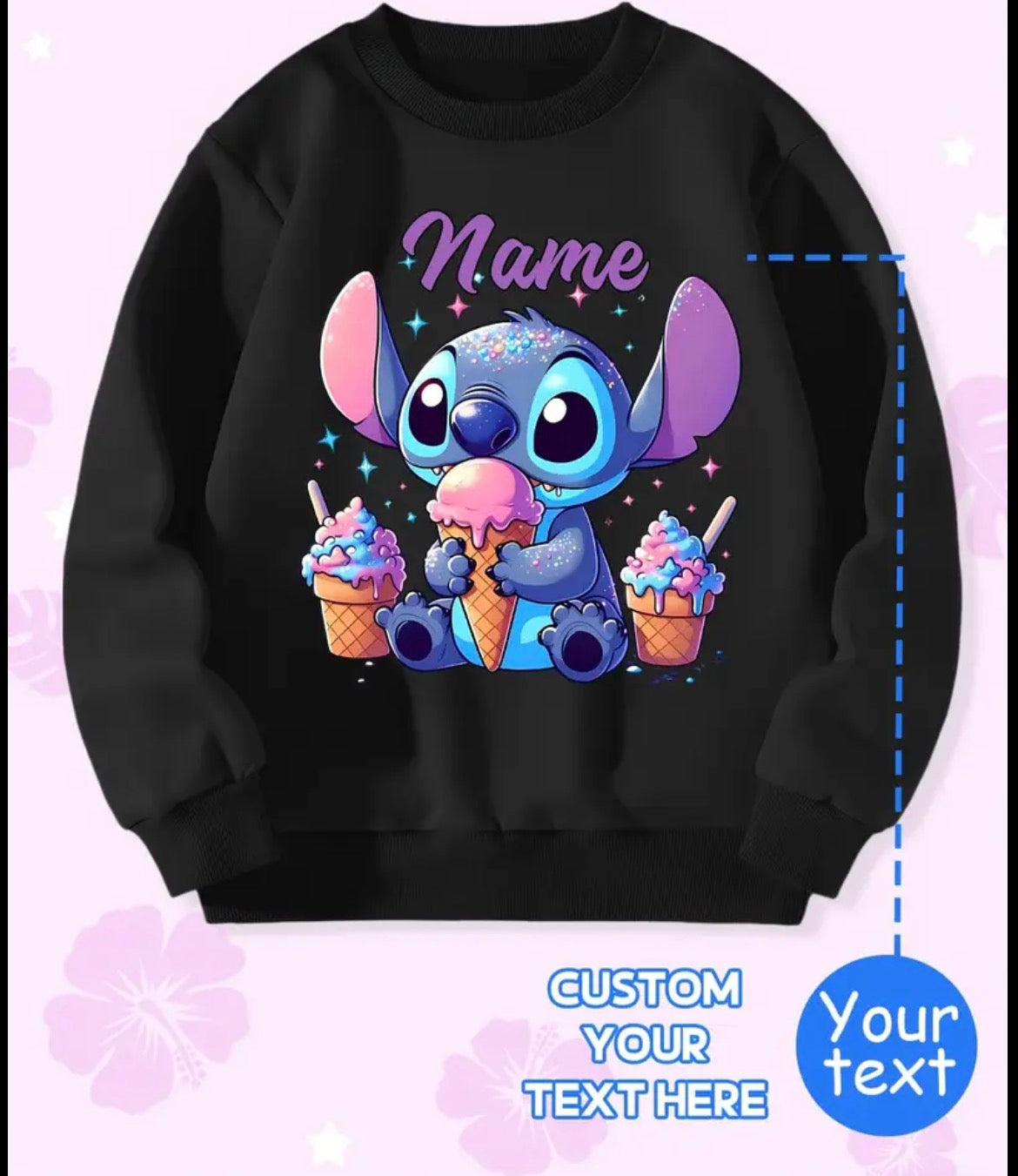 Alien girls Personiled Jumper