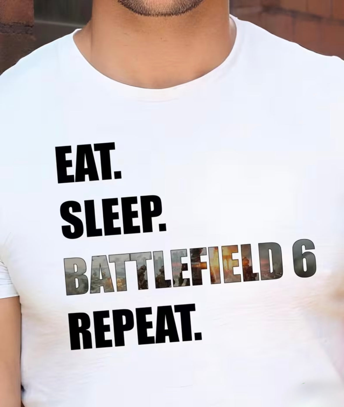 Men’s battlefield 6 T-shirt official battlefield 6 graphic T-shirt