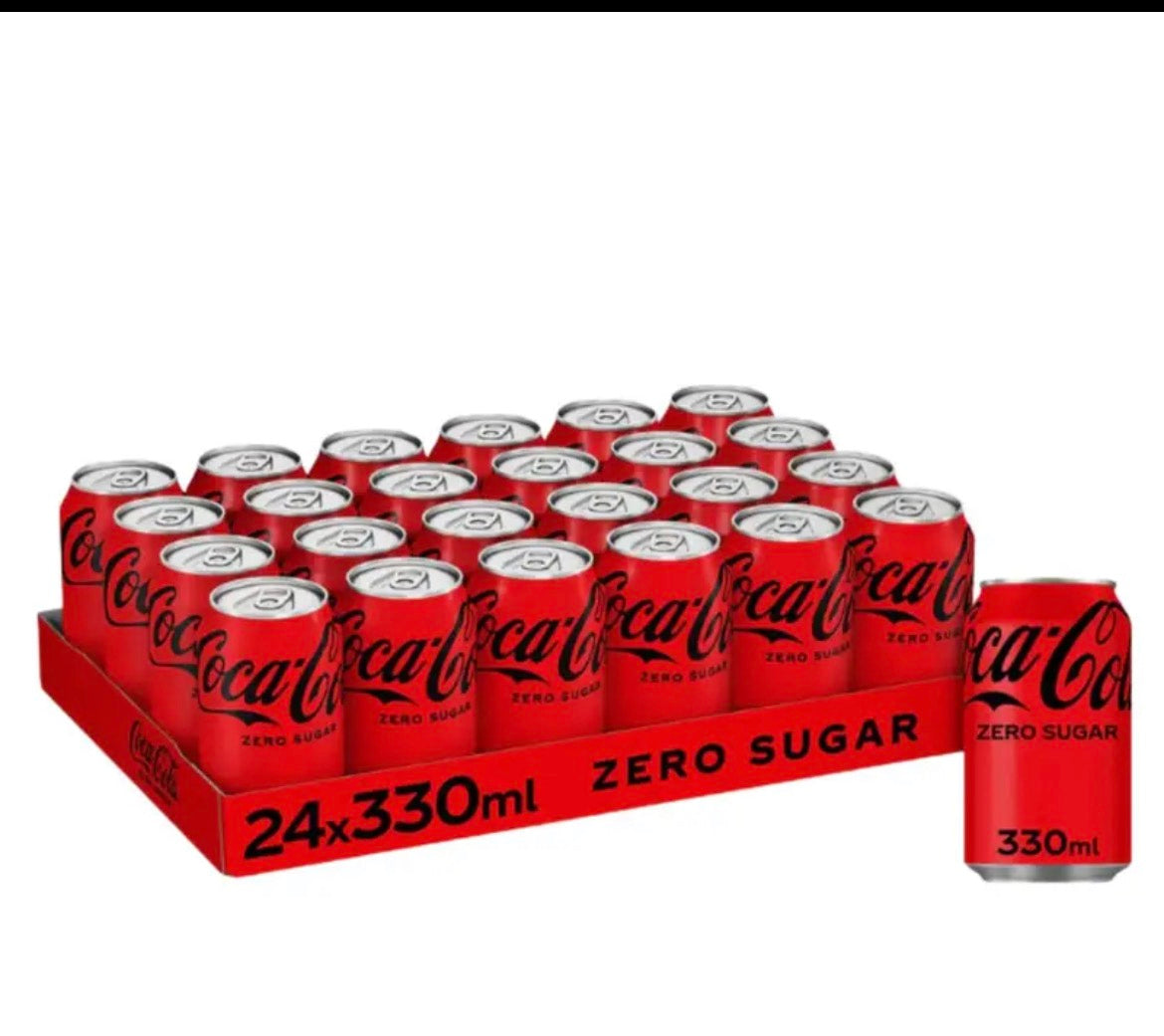 24 Cans Of Coke Zero