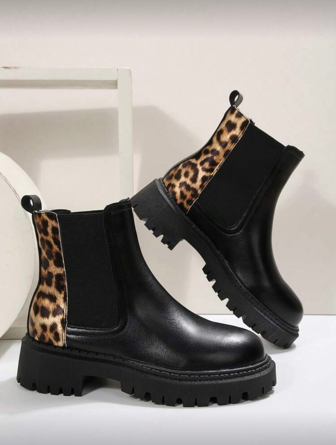 Lepord Print Boots
