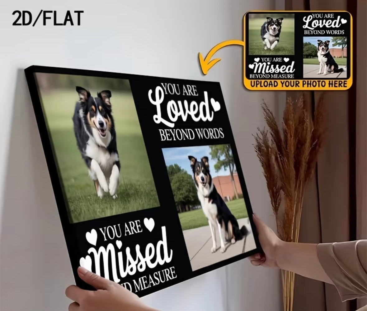 Custom Pet Memorial Wall Art