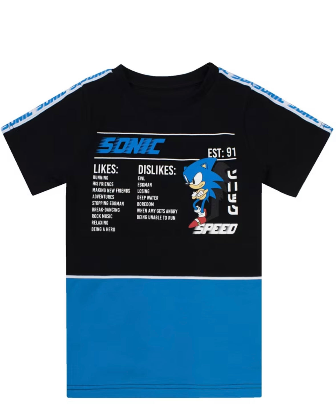 Sonic the Hedgehog tshirt
