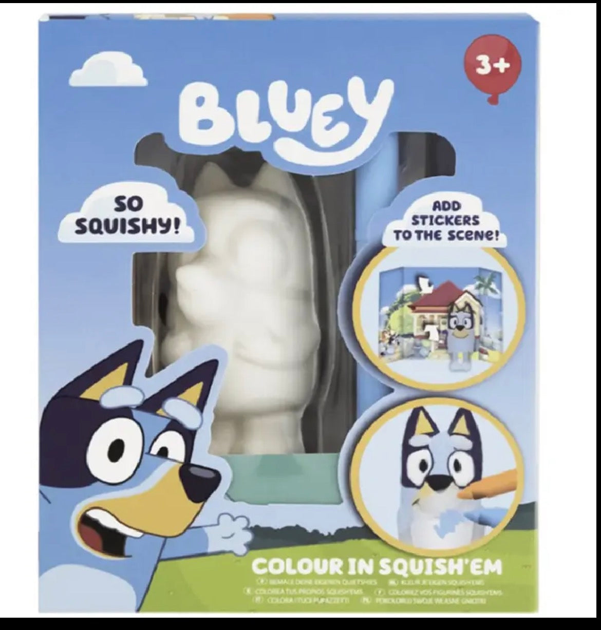 Make Your Own Squishy Blue Dog