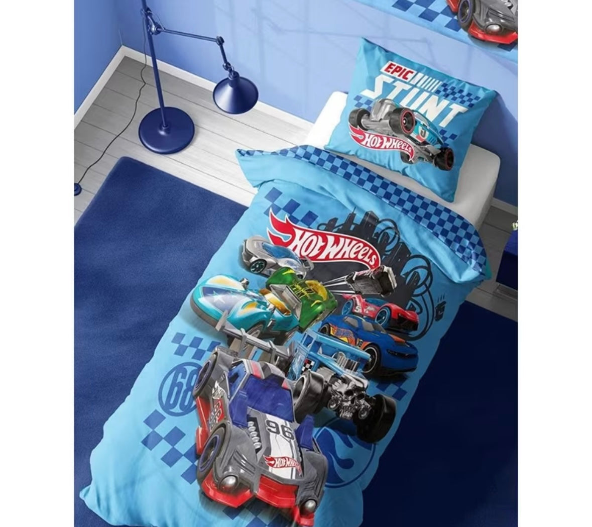 Hot wheels epic stunt duvet set