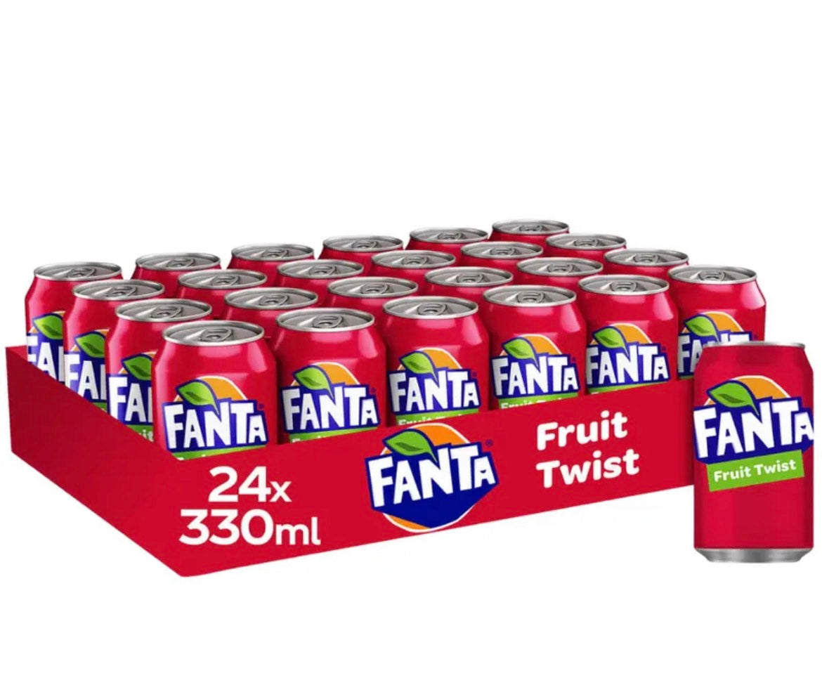 24 Cans Of Fanta Twist