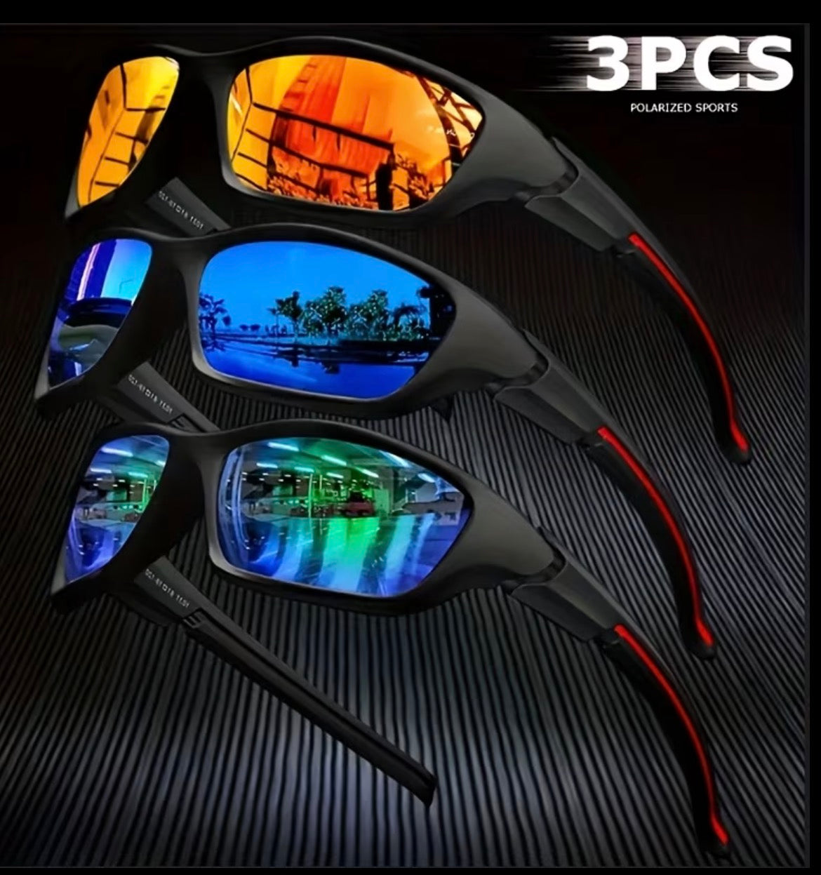 3PC Men Sunglasses