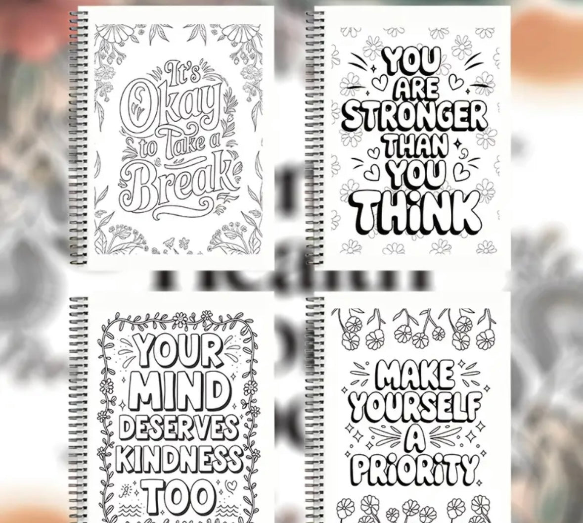Mental Health Colouring Book