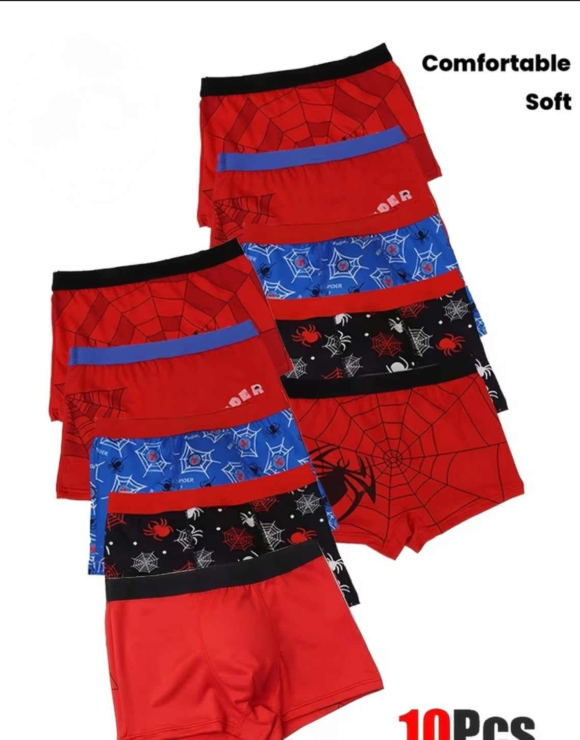 Cool Spider Print Briefs 10pms
