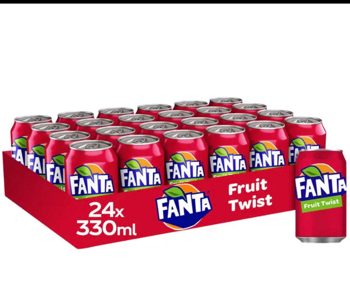 24 Cans Of Fanta Twist