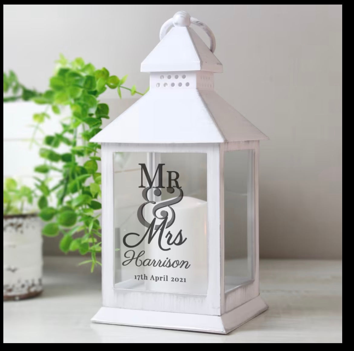 Personiled Mr & Mrs Lantern