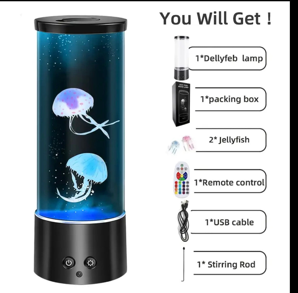 Jelly Fish Lava Lamp
