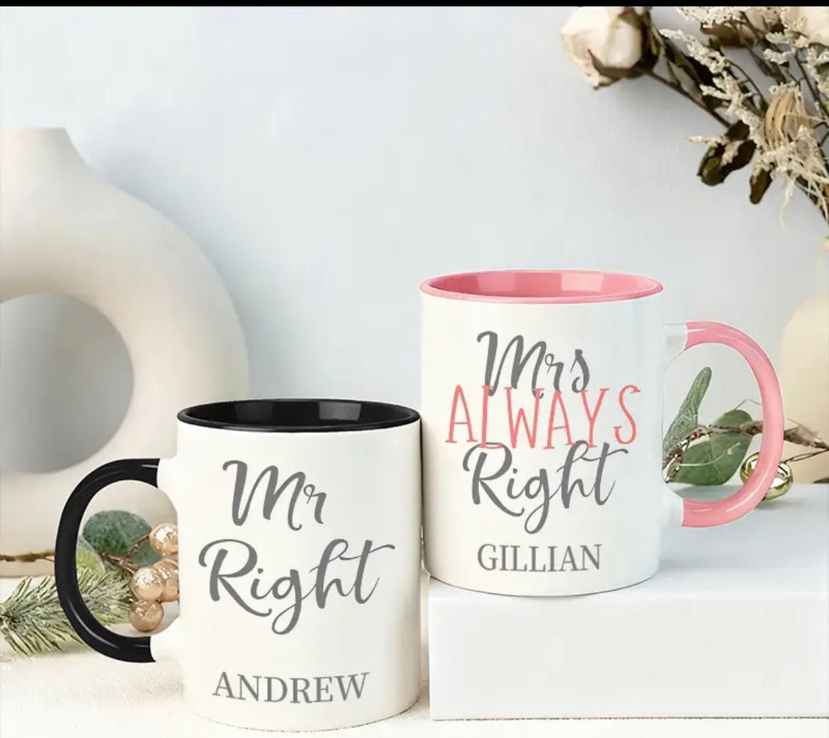 Mrs Always Right Personiled Mug