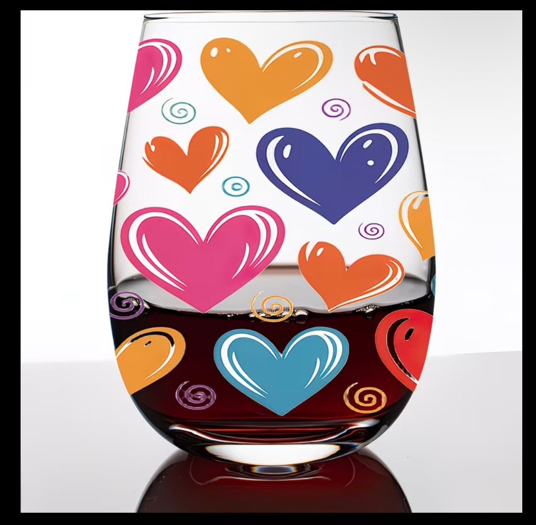 Love Heart Glass