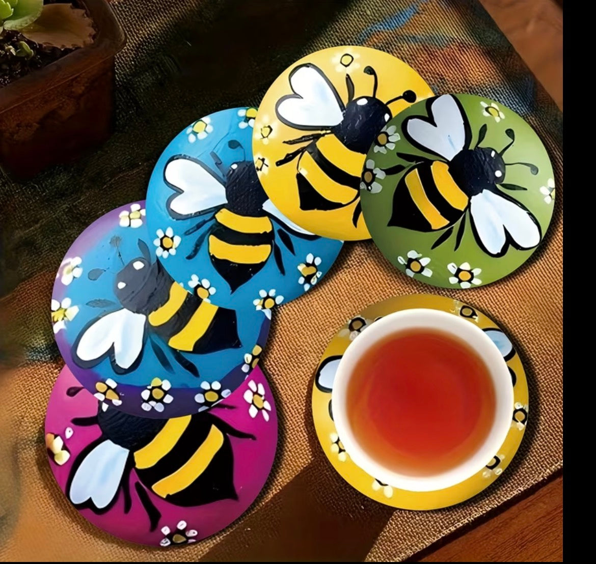 Bee Coasters