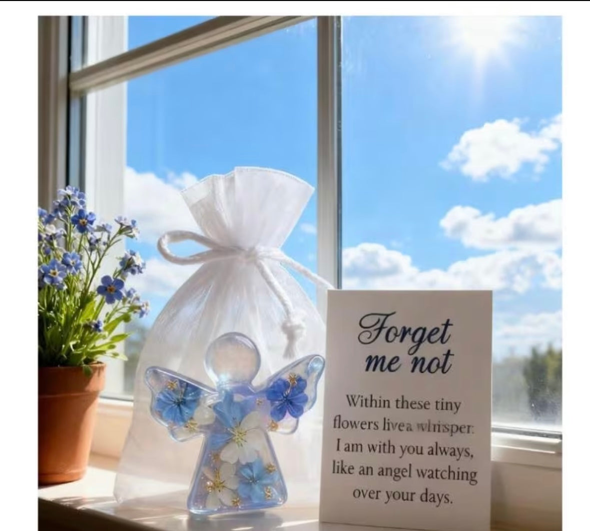 Forget me not Angel Pocket Hug