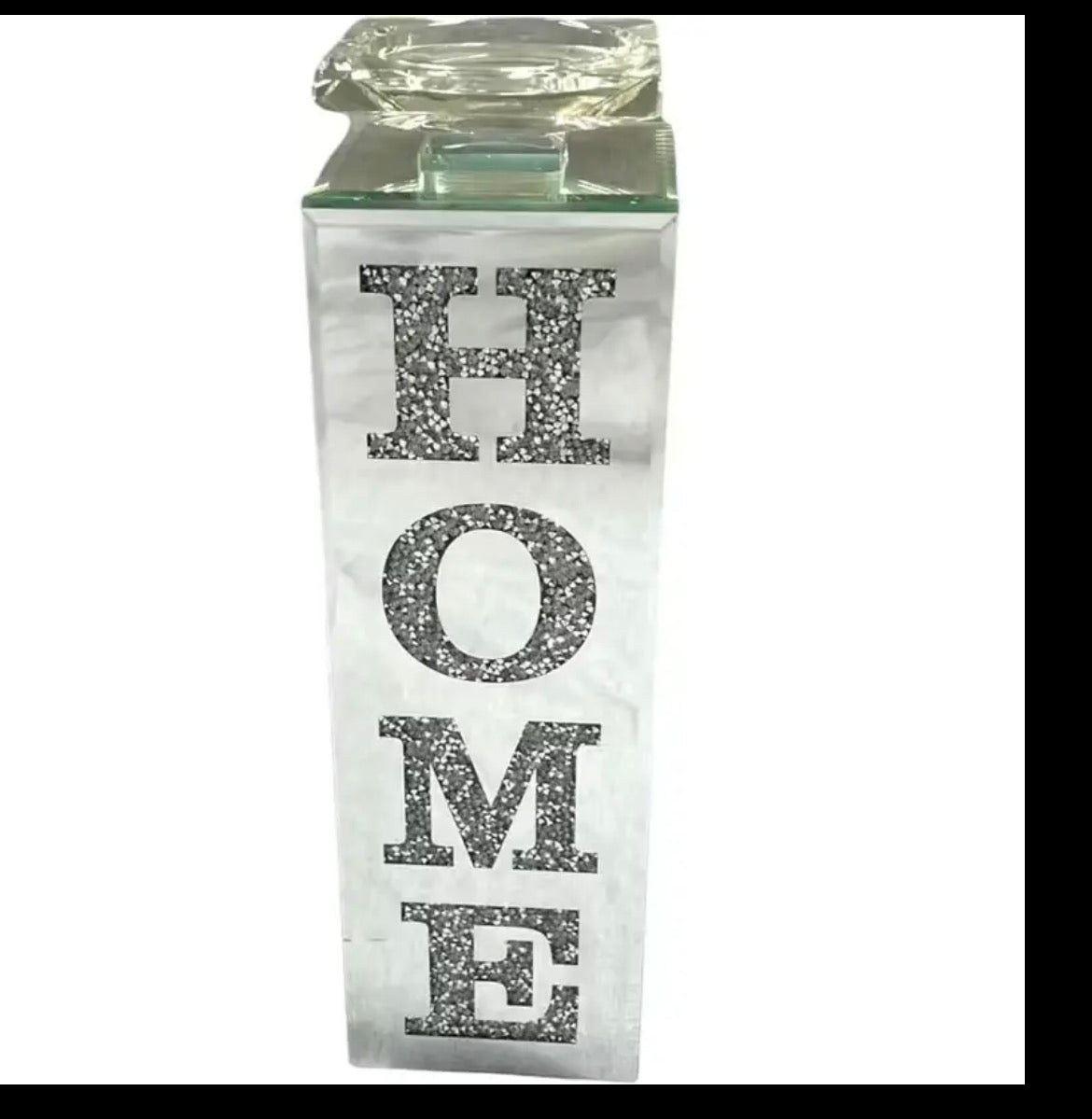 Crushed Dimond Home TeaLight Candle Holder