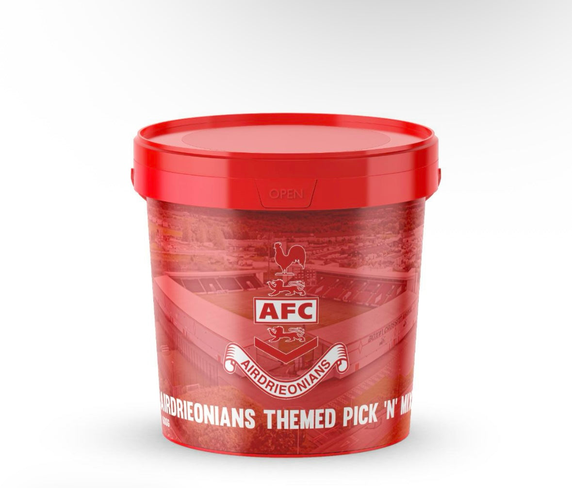 Football Themed Candy Tubs Pick n mix Sweets