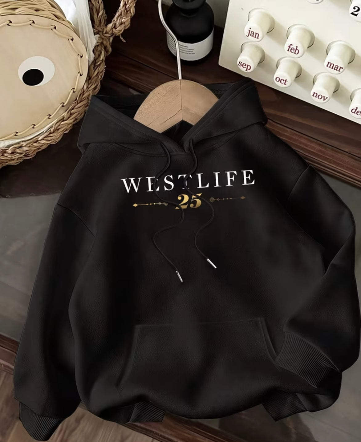 Westlife 25th anniversary tour graphic print hoodie