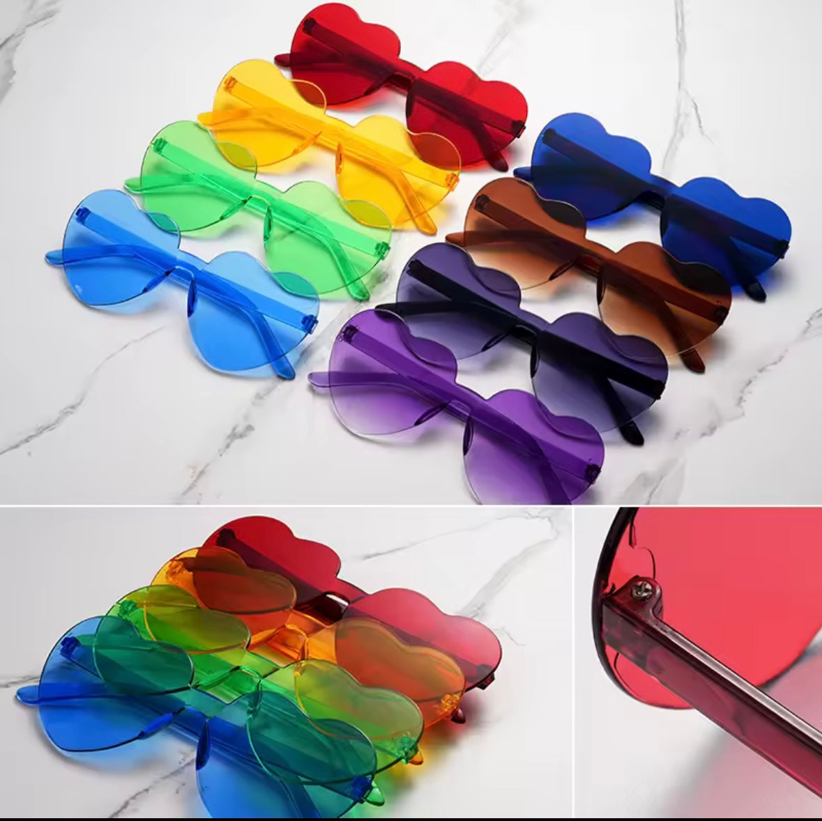Candy Colour Heart Shape children’s sunglasses