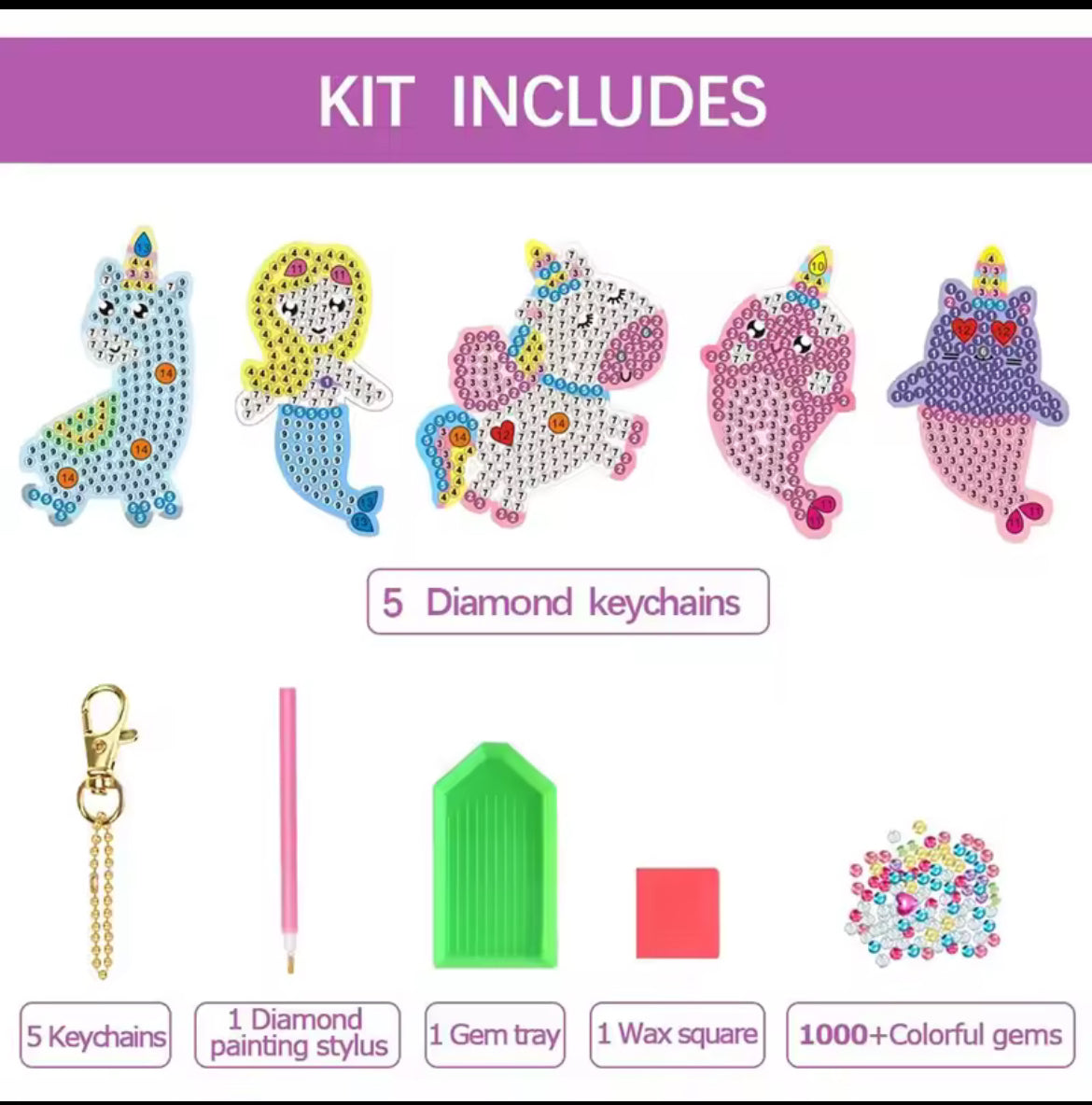 Diamond Art KeyRing