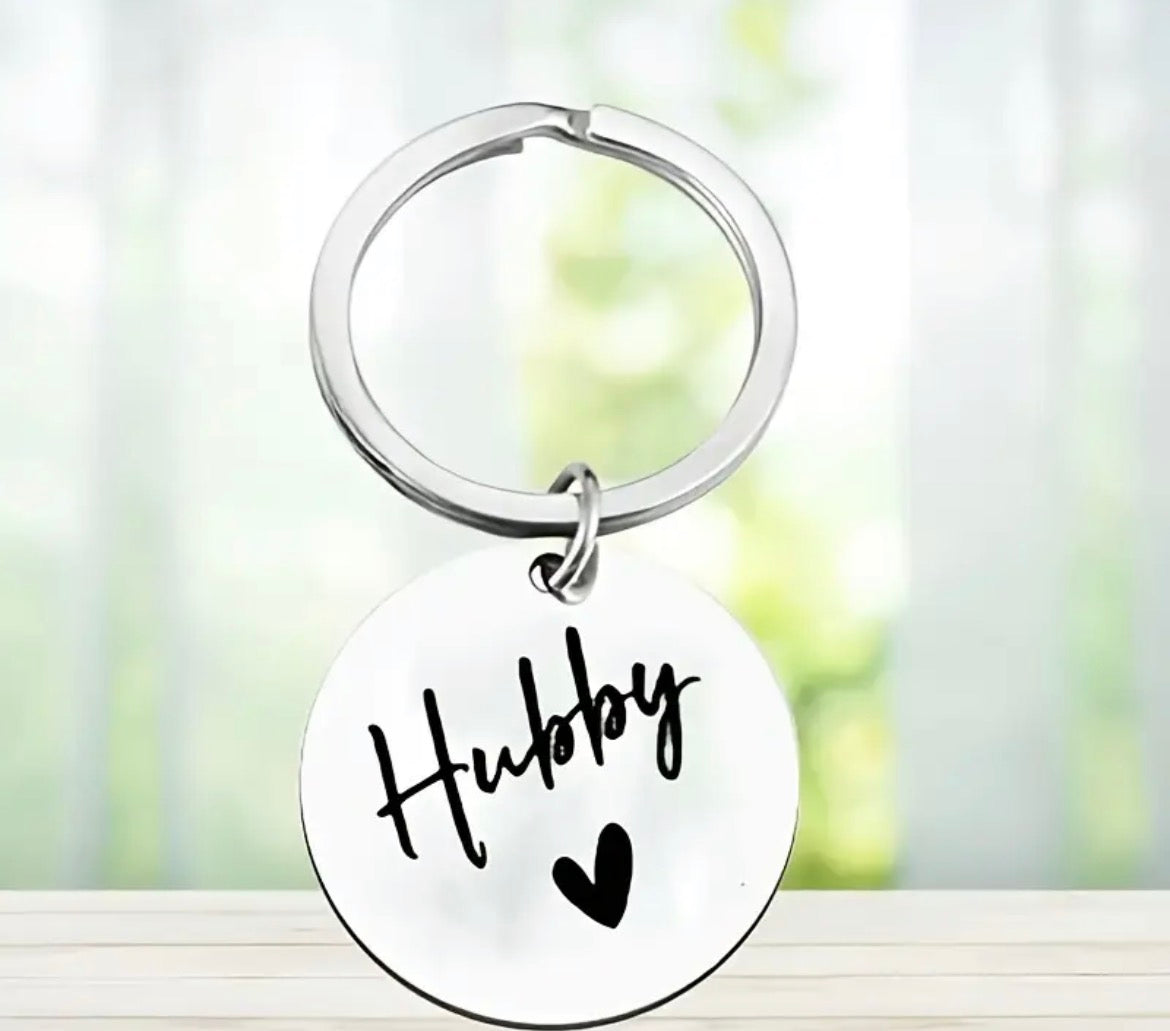 2PC Hubby & Wifey KeyRing