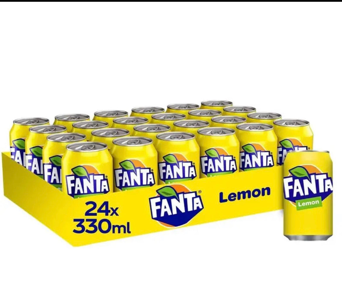 24 Cans Of Fanta Lemon