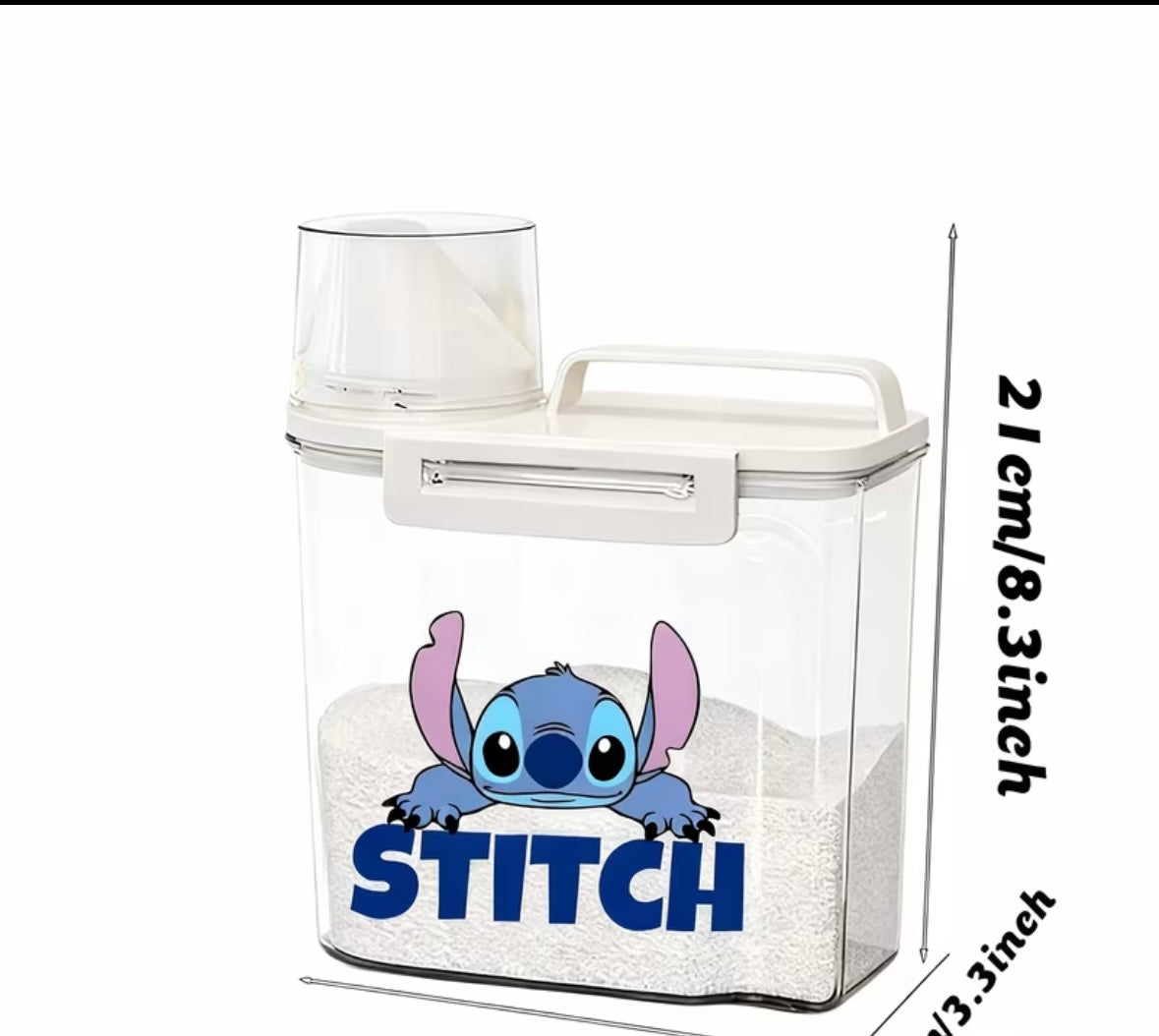 Disney Stitch Print Laundry Detergent storage box