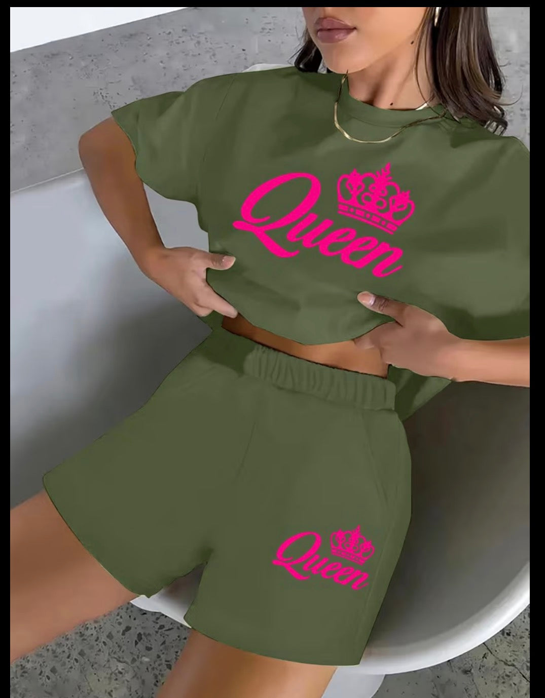 Women T-shirt & Shorts Set