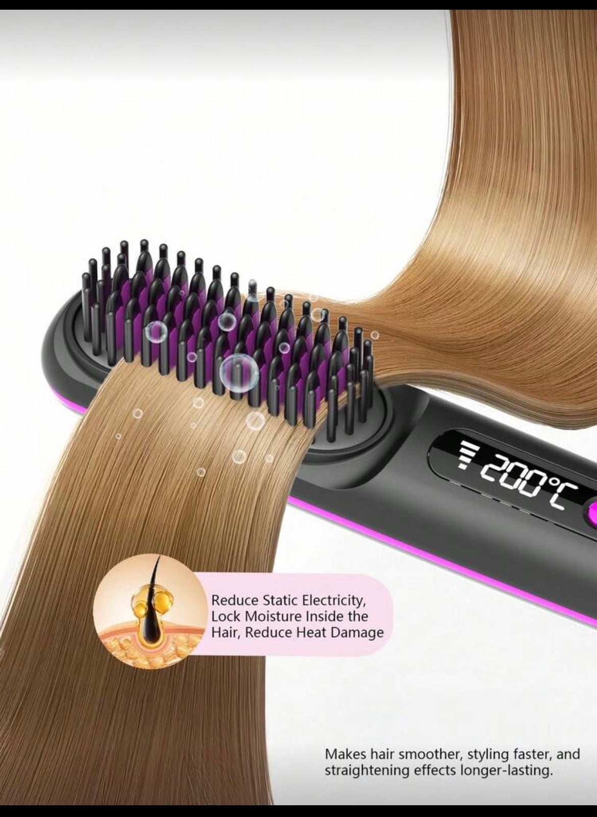 Wireless Hair Straightener￼