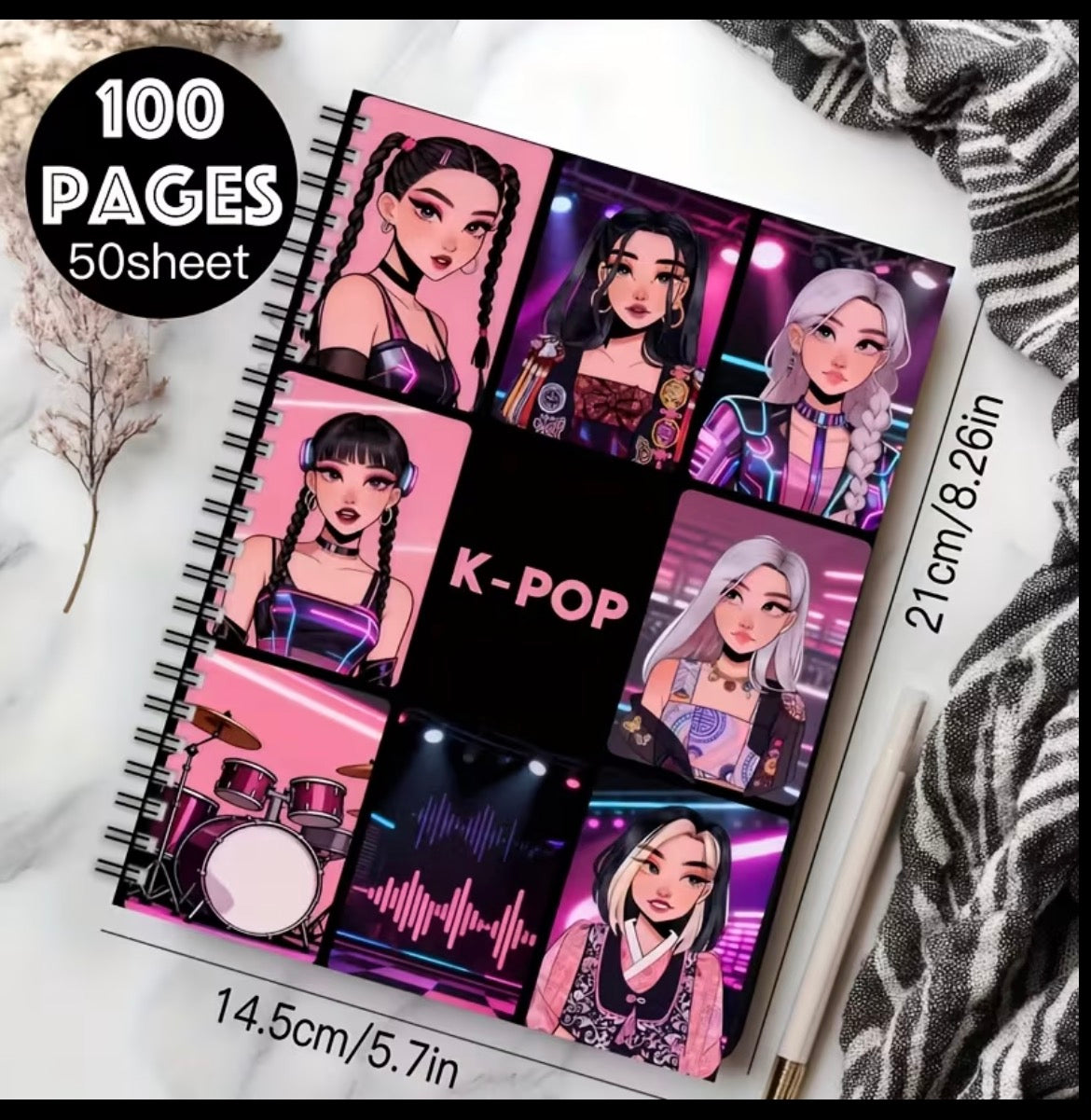 K Pop Note Pad